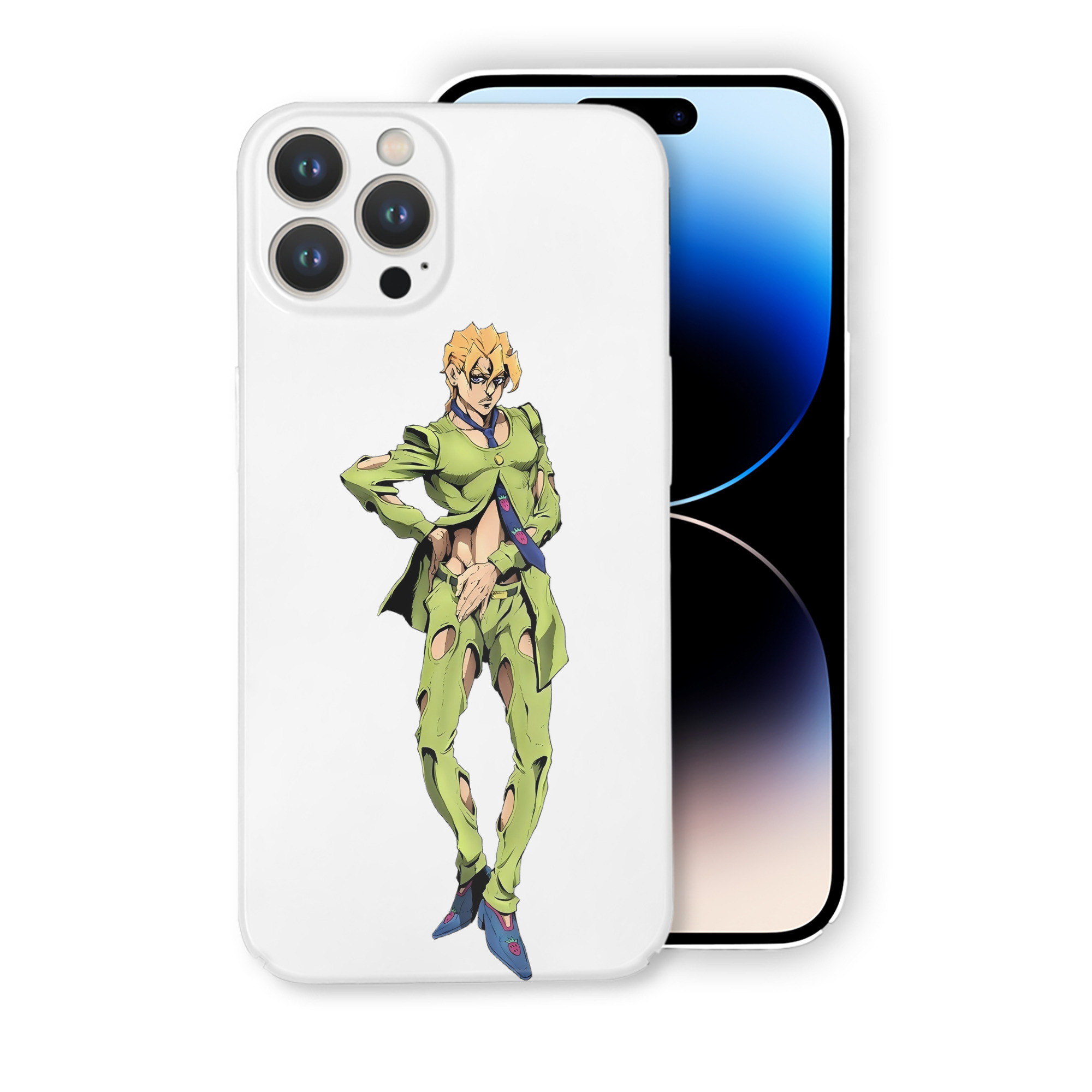 （画像用） ジョジョの奇妙な冒険 パンナコッタ?フー JoJo's Bizarre Adventure Pannacotta Fugo 【iPhone 14シリーズ対応】ハードケース